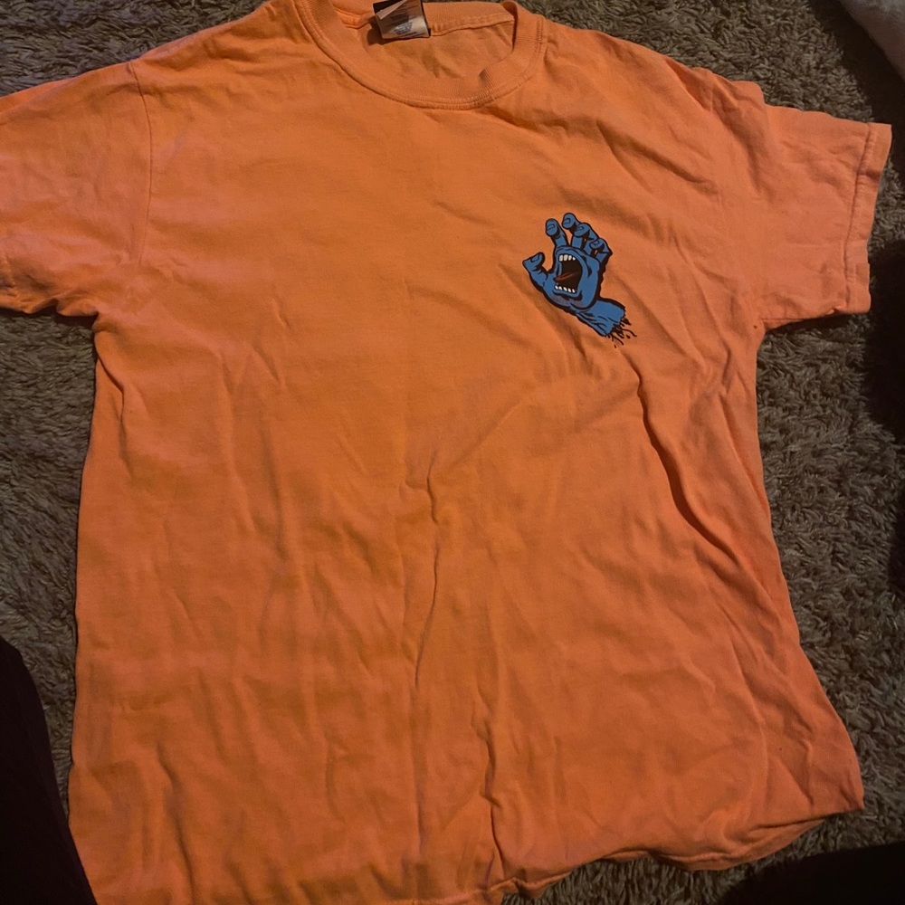 Orange shirt
